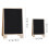 2St Zwart Schoolbord Met Frame Voor Kinderen 2