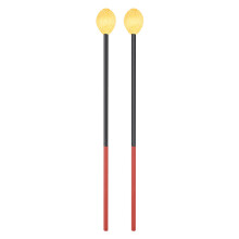 2St Gele Xylofoonhamers Carbonvezel Marimba Slagstok