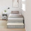 VidaXL vidaXL Storage Bed Frame Concrete Grey 90 cm Engineered Wood 1