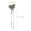 1Alloy Broche Met Ketting Elegant Dames Sieraden 2