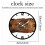(A) Practical Contemporary Wood Wall Clock with Metal Texture Quiet Movements Easy Mounting Easy Installation Creative Clock  C 3