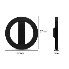 (mint green) Portable Magnetic Rings Holder for 16 15 14 Grip Phone Stand with Silicone Finger Straps Rings  Claret