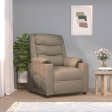 vidaXL Recliner Chair Cappuccino Faux Leather