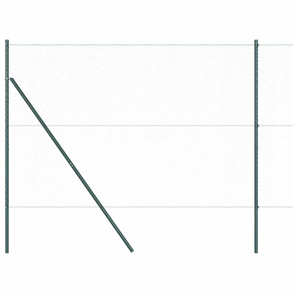 Vidaxl Ground Fix Welded Wire Fence 100 X 1.6 M (W X H)