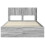 VidaXL vidaXL Bed Frame with Storage and Headboard Grey Sonoma 120 x 190 cm 3
