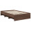 VidaXL vidaXL Bed Frame with Headboard Brown Oak 120 x 123 cm Engineered Wood 5