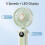 Grüner Handventilator Hochgeschwindigkeits bürstenlos USB Mini Luftkühler 3