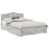 VidaXL vidaXL Bed Frame Concrete Grey 150 x 200 cm Engineered Wood 2