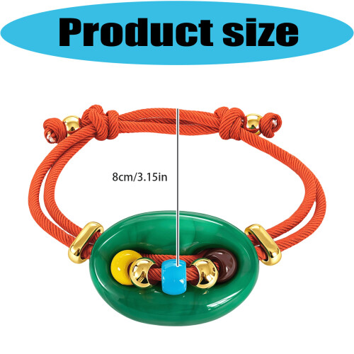 Einzigartiges Perlenarmband mit Schweineschnauze,-Rot 1