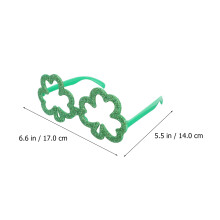 4Paren Duurzame Groene Oogglazen Voor Patrick Party