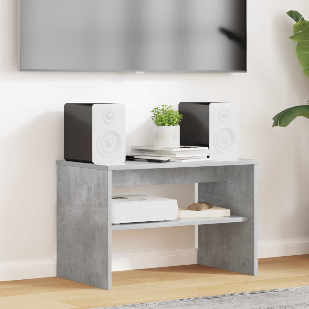 Vidaxl Tv Cabinet Concrete Grey 60 X 35 X 40 Cm Engineered Wood