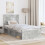 VidaXL vidaXL Bed Frame with Drawer Concerte Grey 90 x 190 cm Solid Pine Wood 3