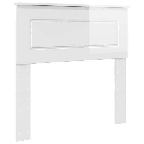 VidaXL vidaXL Headboard Gloss White Engineered wood 1