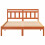 VidaXL vidaXL Bed Frame Brown 140 x 190 cm Solid Pine Wood 4