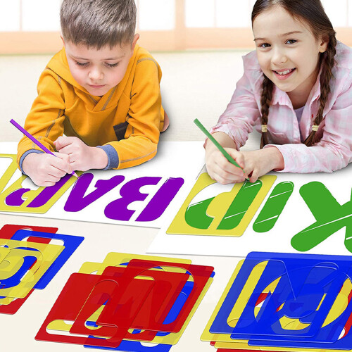 1Set DIY Plastic Teken Sjablonen Voor Creatief Schilderen 2