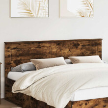 vidaXL Headboard Smoked Oak Engineered wood