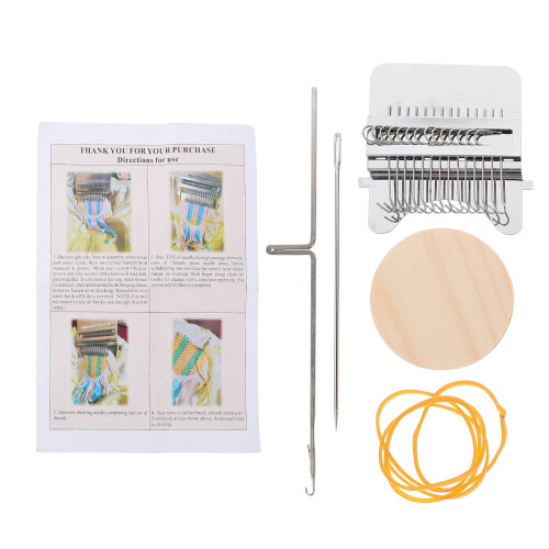 1Set DIY Weefmachine Voor Creatief Textiel En Kleding