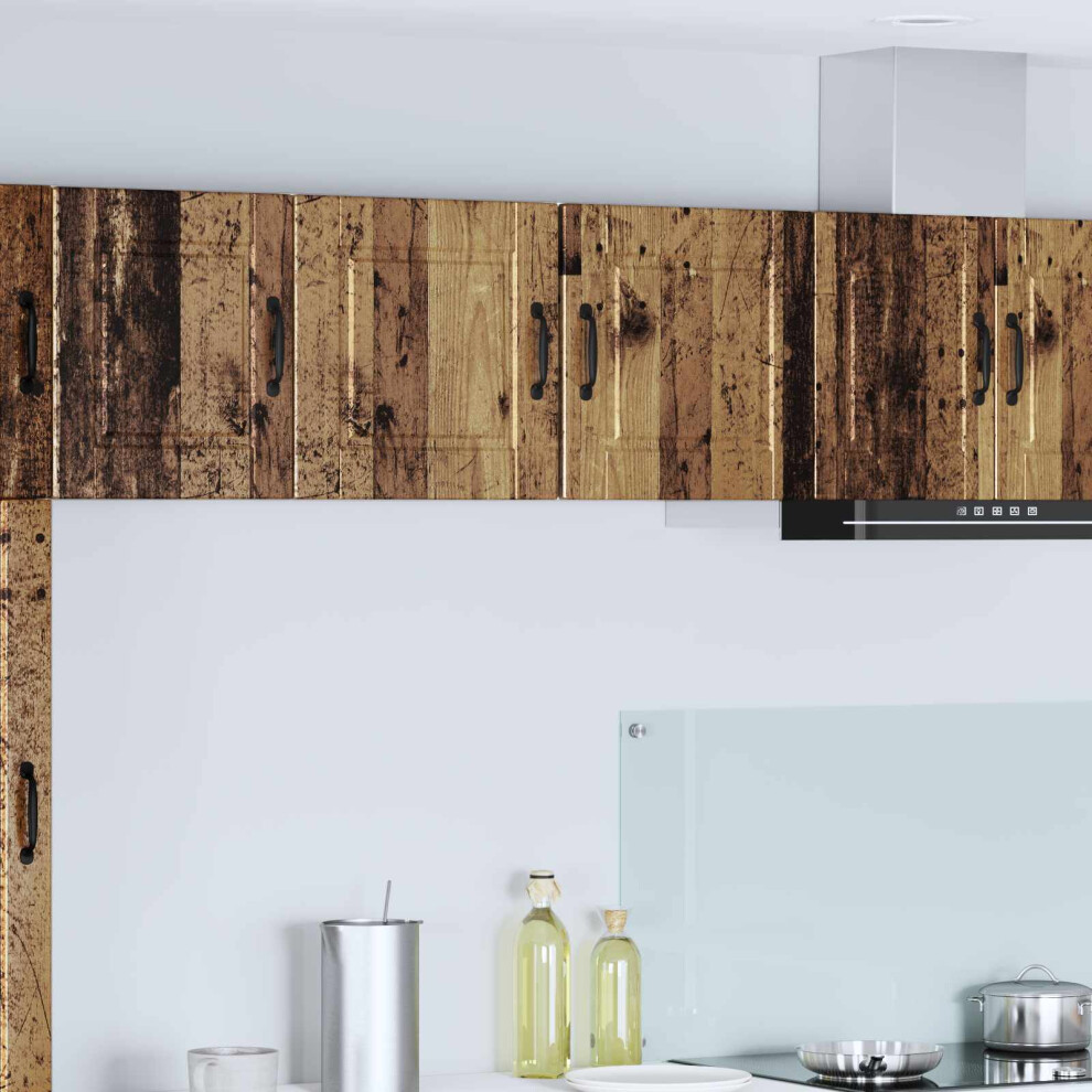 Vidaxl Wall Cabinet Porto Old Wood 40 X 31 X 40 Cm Engineered Wood