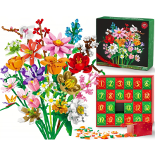 Ideal para bloques de ramos de flores, calendario de adviento navideño, caja sorpresa de 24 días con ramo de girasoles
