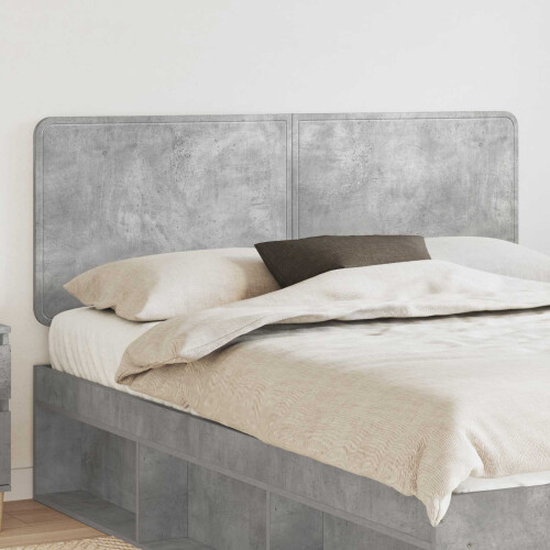 VidaXL vidaXL Headboard Concrete Grey Engineered wood