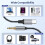 (2m) USB-C to 3.5mm Jack Audio Cable DAC Type-C Aux Headphone Speaker Lead For iPhone 6