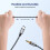 (2m) USB-C to 3.5mm Jack Audio Cable DAC Type-C Aux Headphone Speaker Lead For iPhone 3
