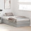 VidaXL vidaXL Storage Bed Frame Grey Sonoma 80 x 200 cm Engineered Wood 2