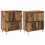 VidaXL vidaXL Sideboards 2 pcs Old wood 2