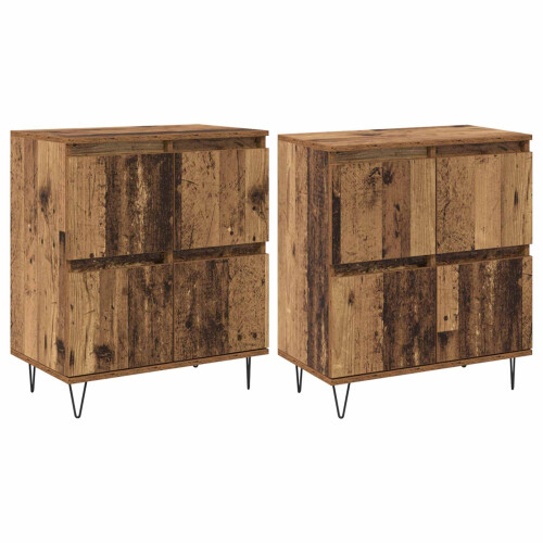 VidaXL vidaXL Sideboards 2 pcs Old wood 1