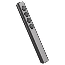 PowerPoint Clicker vezeték nélküli előadói távirányítóval, tartós alumíniumötvözetből készült konstrukcióval és fejlett digitális