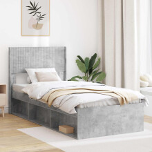 vidaXL Headboard Concrete Grey PB