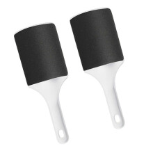 U Shaped Callus Remover for Smooth Feet with Ergonomic Grip And Premium Abrasive Surfaces White