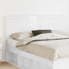 vidaXL Headboard with Headboard Gloss White 150 cm Engineered wood