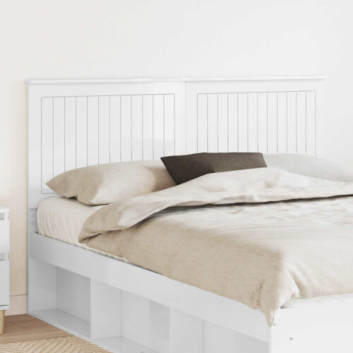 VidaXL vidaXL Headboard with Headboard Gloss White 150 cm Engineered wood