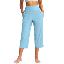 Pants for Women Wide Leg Pants with Pockets -Sky Blue XXL