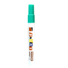 Farbbeständiger Marker für ölige Farben. Industrieller-Grün