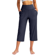 Pants for Women Wide Leg Pants with Pockets -Navy Blue XL