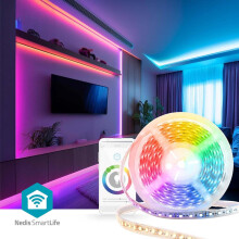 SmartLife LED Strip | Wi-Fi | Cool White / RGB / Warm White | SMD | 5,00 m | IP21 | 2700 - 6500 K | 960 lm | Android/IOS