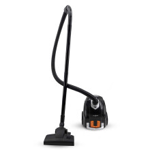 Støvsuger | Med taske | 700 W | Støvkapacitet: 2,0 l | Kombibørste | Aktionsradius: 7,50 m | Hepa 12 | Sort/orange
