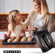 Håndmixer med turbo 300 Watt Sort