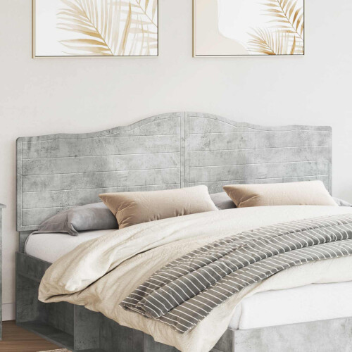 VidaXL vidaXL Headboard Concrete Grey Engineered wood