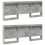 VidaXL vidaXL Storage Headboard Concrete Grey 200 cm Engineered Wood 2