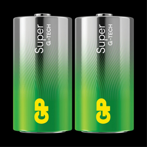GP Super Alkaline Battery C LR14 2 db