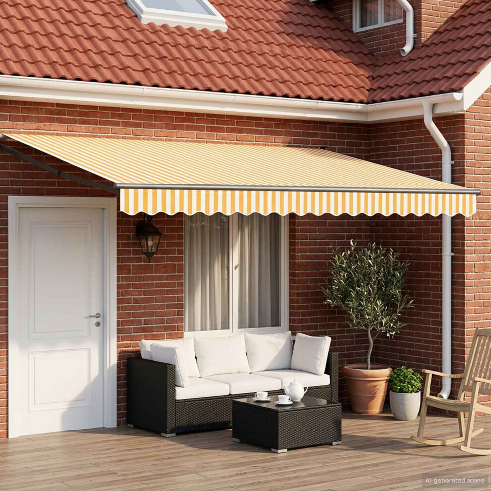 Vidaxl Electric Retractable Awning 4 X 2 M