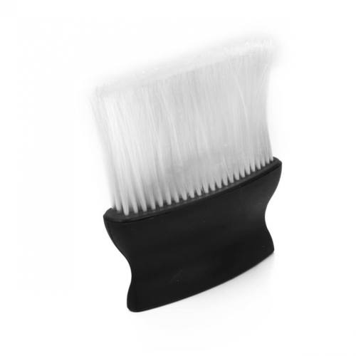 Frisørsalon barber halsbørste, sort/hvid 2