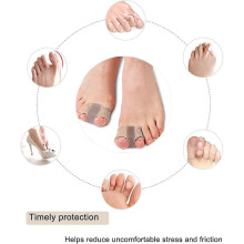 (S and L, 2PCS) 2pcs Fabric Toe Separators, Bunion Relief Toe Spacer Set, Bunion Toe Separators Toe Spreader For Overlapping Toes