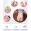 (S, 2PCS) 2pcs Fabric Toe Separators, Bunion Relief Toe Spacer Set, Bunion Toe Separators Toe Spreader For Overlapping Toes 1