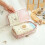 Porte-couche élégant en polyester avec compartiments-Rose 9