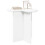 VidaXL vidaXL Side Table 2 pcs White Ø 39 x 38 cm Engineered Wood 3