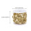 2Rollen Goldene DIY Perlenkette Für Weihnachtsbaumdeko 2